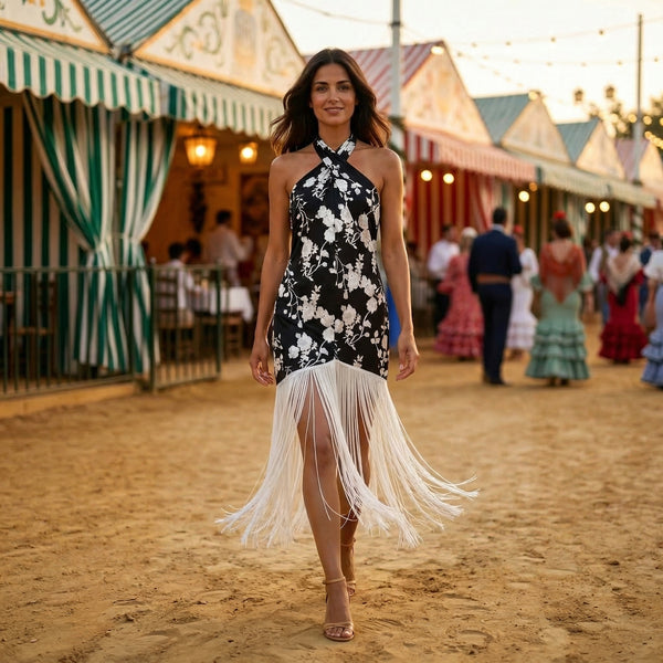 TRIANA™ | VESTIDO FLUIDO QUE ESTILIZA AL CAMINAR